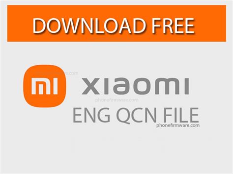 xiaomi eng qcn file.